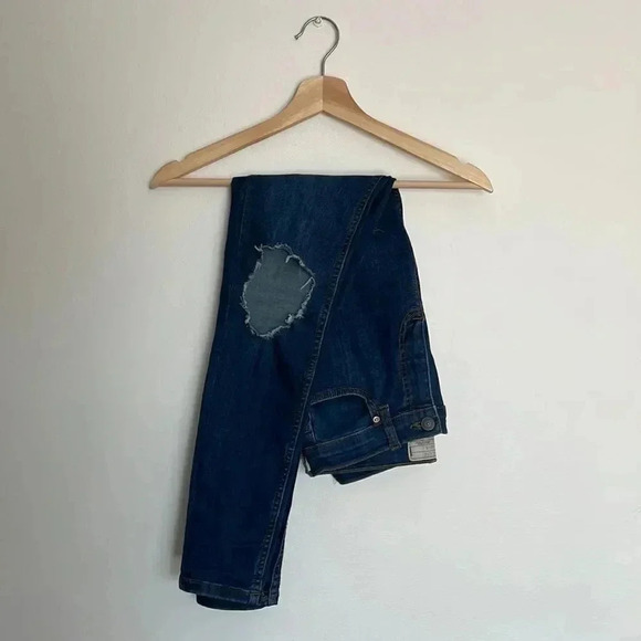 Free People | Busted Knee Skinny Jeans - Picture 2 of 8
